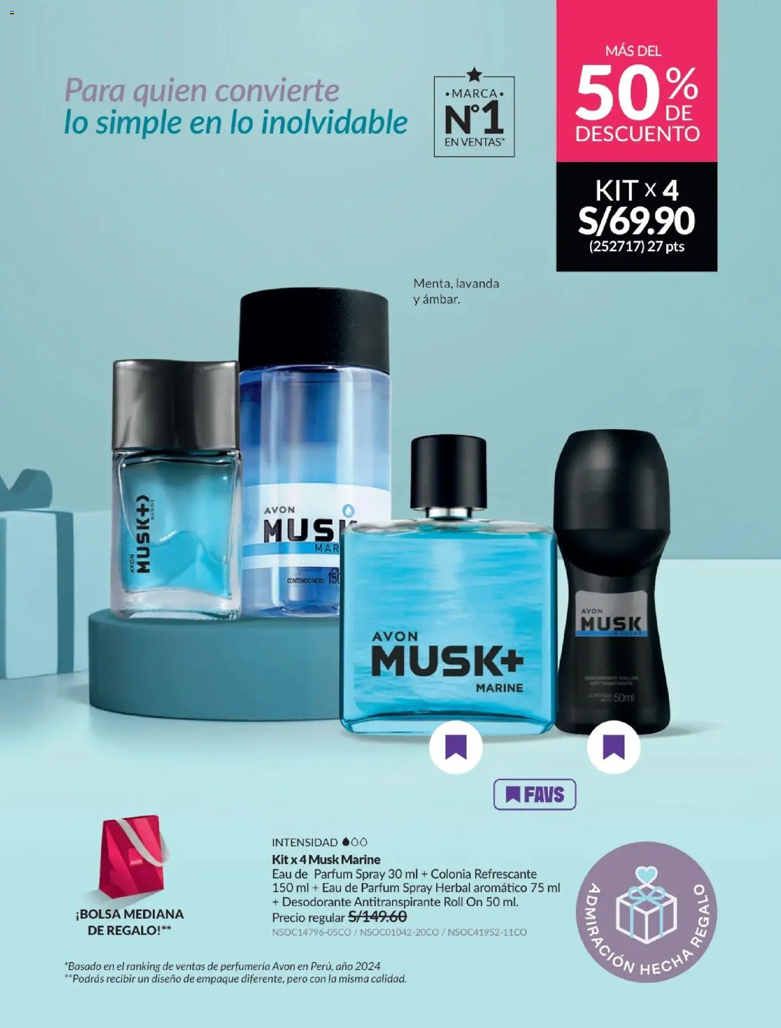 Catálogo Avon válido desde 06.05.2026 | Página: 17 | Productos: Desodorante, Antitranspirante, Empaque