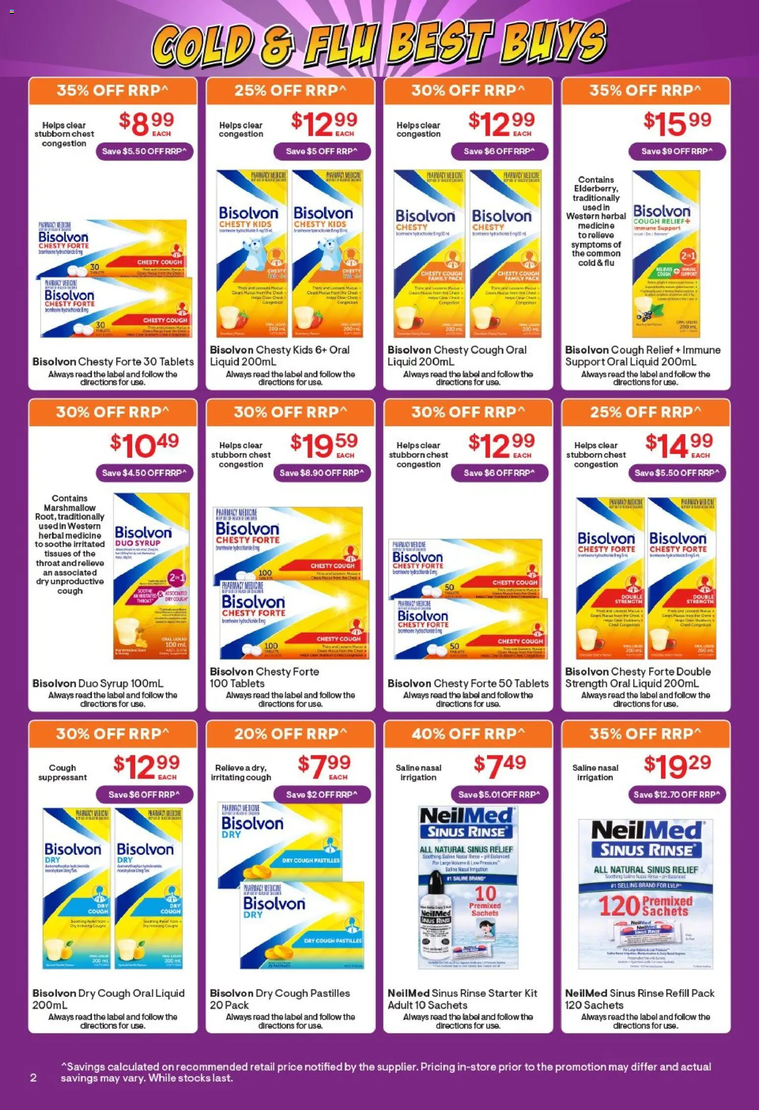 Discount Drug Stores catalogue - valid from 20.05.2026 | Page: 3 | Products: Couch, Herbal, Sinus, Tablets