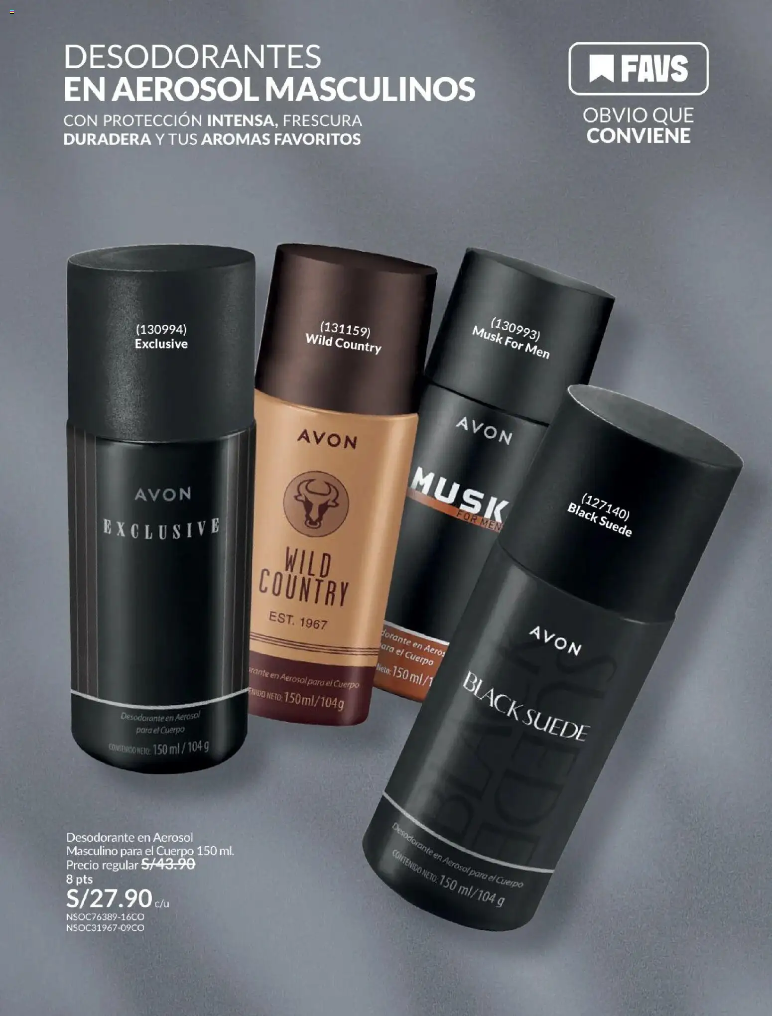 Catálogo Avon válido desde 06.05.2026 | Página: 163 | Productos: Desodorante