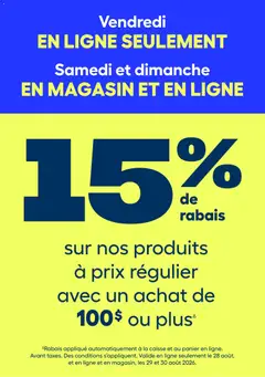 Preview of Rona circulaire from shop Rona valid from Aug 27, 2026
