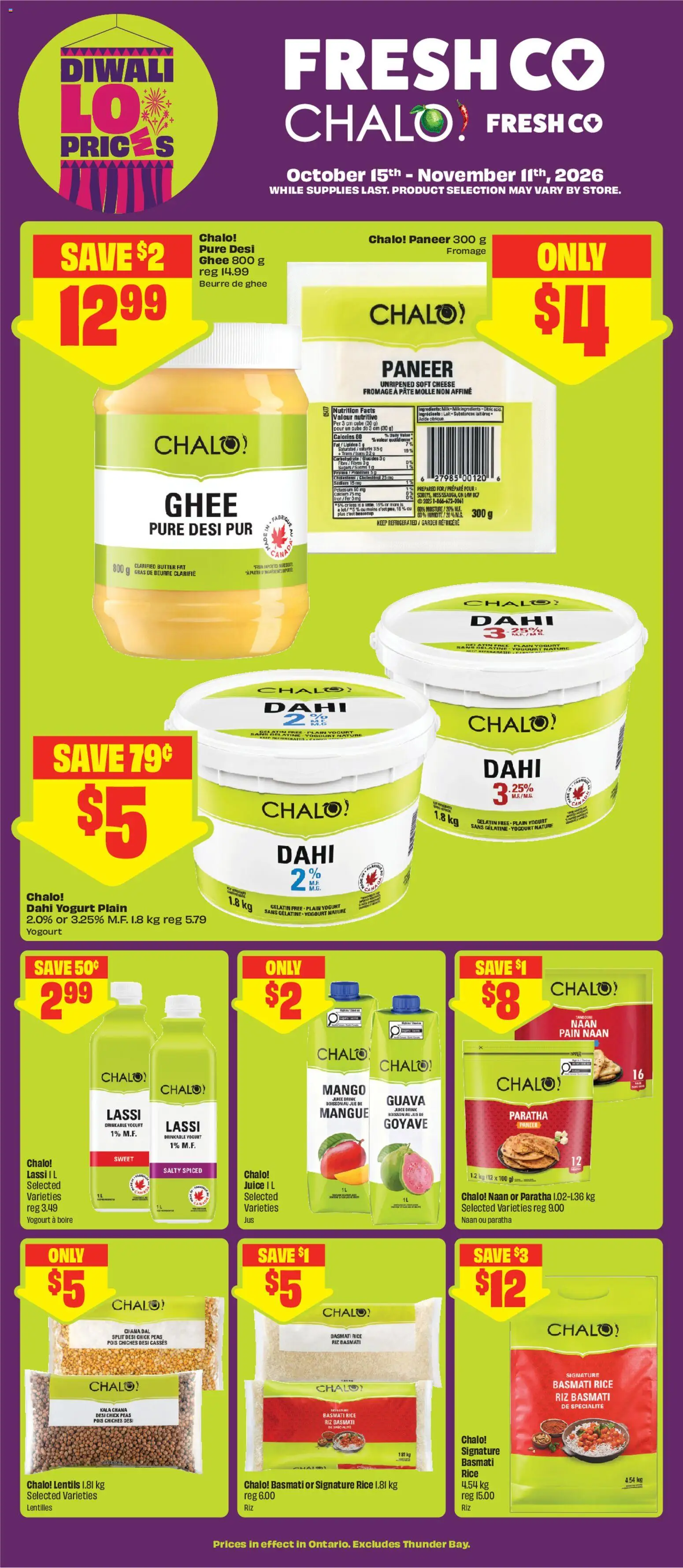 FreshCo flyer valid from Oct 15, 2026 | Page: 1