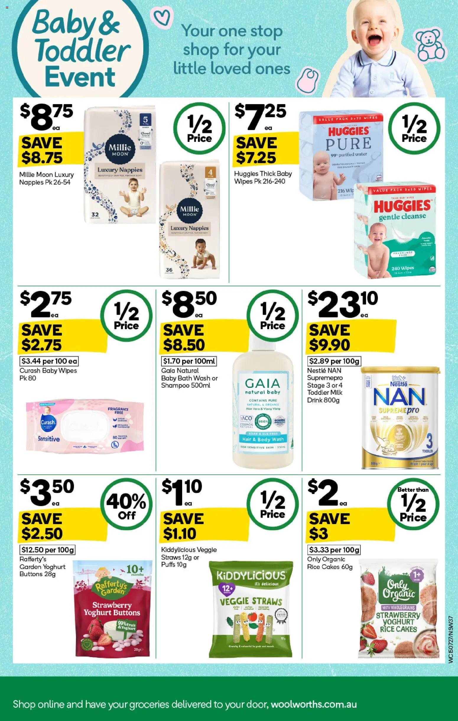 Woolworths catalogue - valid from 15/07/2026 | Page: 37 | Products: Fragrance, Rice, Nappies, Aloe vera