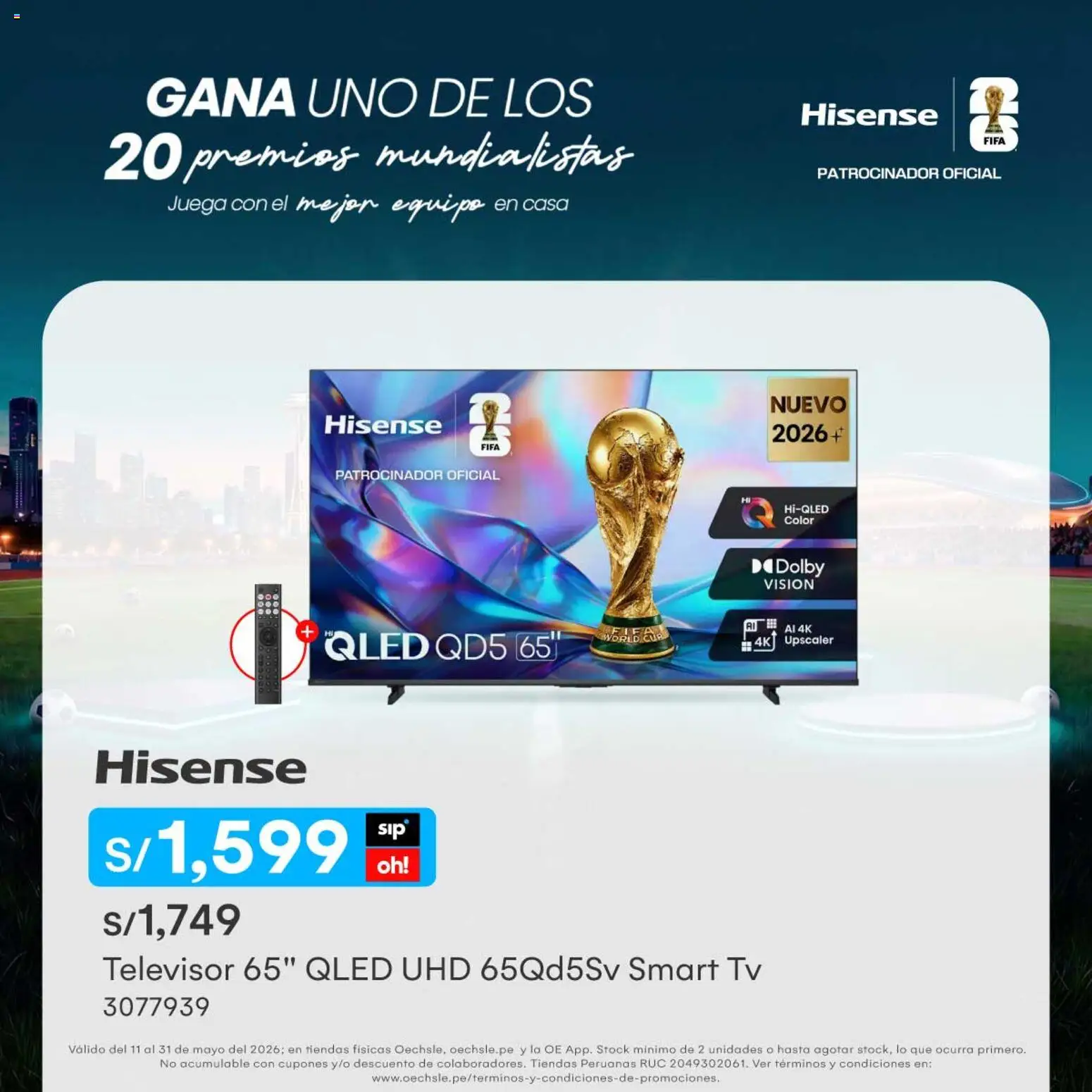 Catálogo Oechsle válido desde 06.04.2026 | Página: 5 | Productos: Televisor