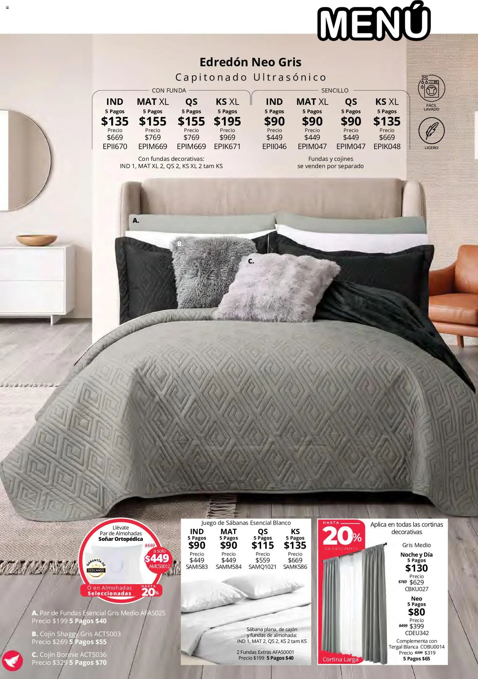 Nuevas ofertas de Colchas Concord válidas en toda la República Mexicana desde el 15/10/2026. ¡Encuentra las mejores ofertas en Colchas Concord catálogo! | Página: 40