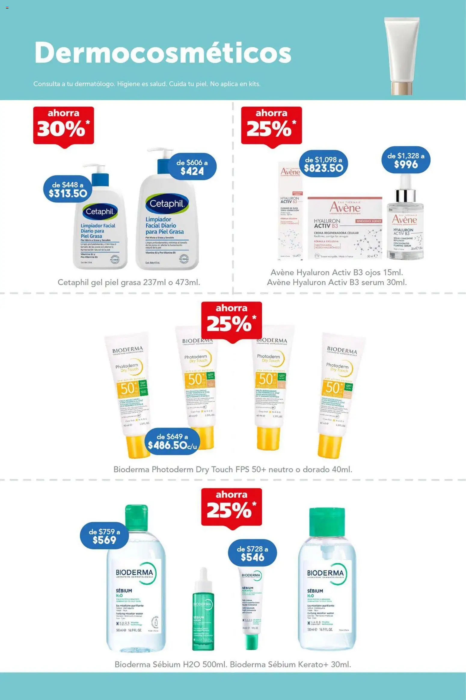 Nuevas ofertas de Farmacia San Pablo válidas en toda la República Mexicana desde el 06/09/2026. ¡Encuentra las mejores ofertas en Farmacia San Pablo catálogo! | Página: 4 | Productos: Serum, Crema, Limpiador, Limpiador facial