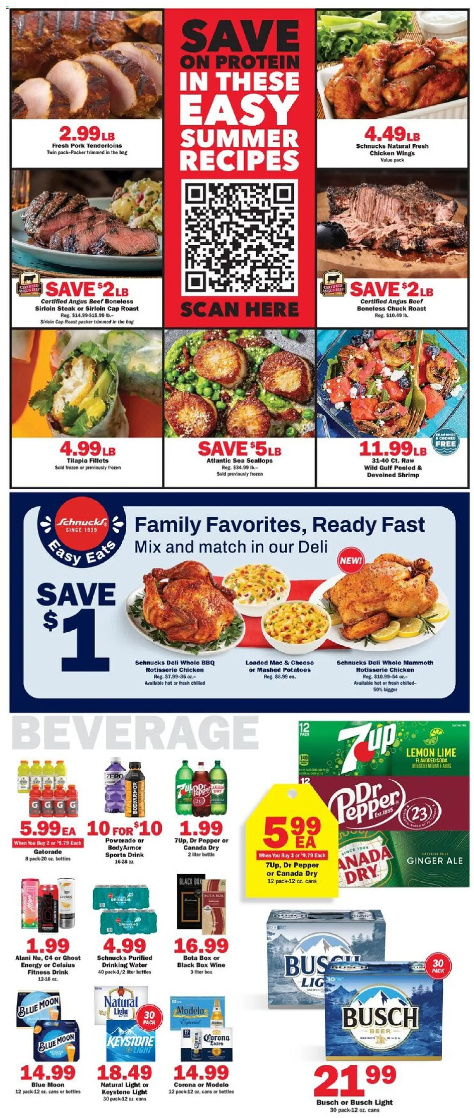 Schnucks Weekly Ad - valid from 03.06.2026 | Page: 3 | Products: Box, Pork, Potatoes, Cap