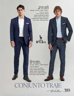 Vista previa de Price Shoes catálogo Caballeros, nuevo folleto de la tienda, válido en México a partir del 14.05.2026 | Página: 395 | Productos: Traje, Conjunto