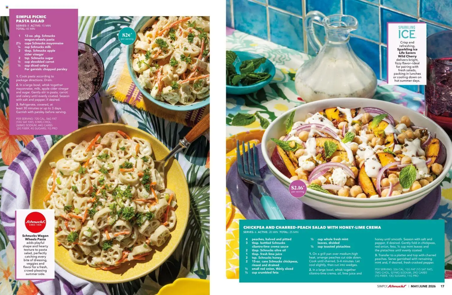Schnucks Monthly Ad - valid from 01.05.2026 | Page: 10 | Products: Peaches, Oil, Salt, Parsley