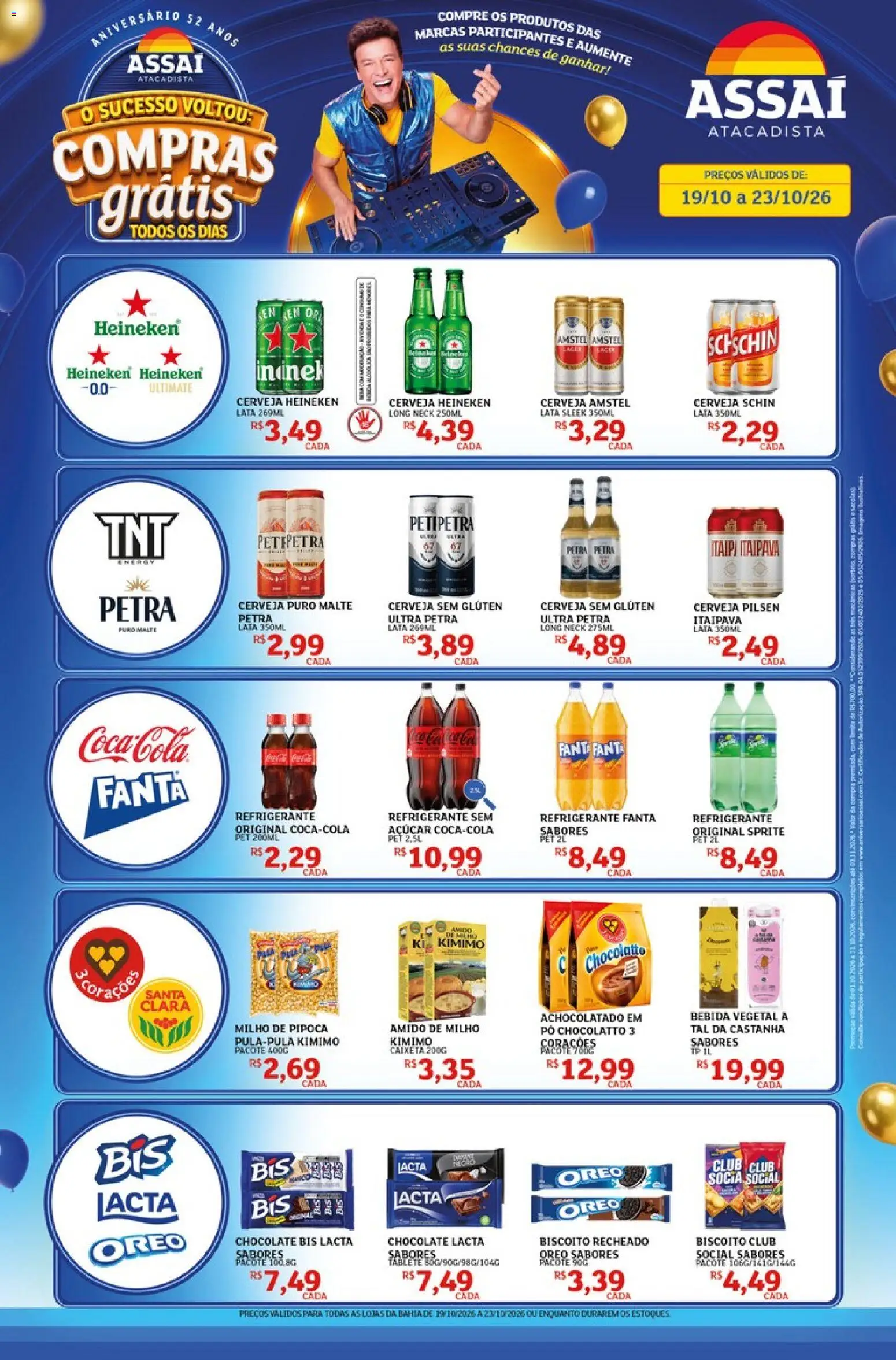 Assaí Atacadista Folheto - válido de 19/10/2026 | Página: 1