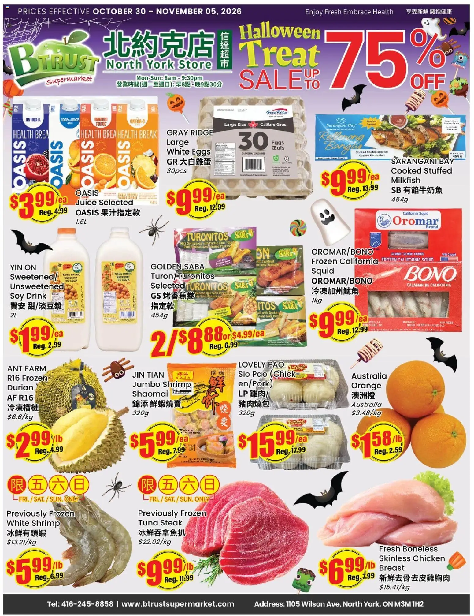 Btrust Supermarket flyer valid from Oct 30, 2026 | Page: 1