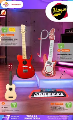 Vista previa de Del Sol y Woolworth catálogo El Castillo del Juguete, nuevo folleto de la tienda, válido en México a partir del 01/10/2026 | Página: 111 | Productos: Micrófono, Teclado