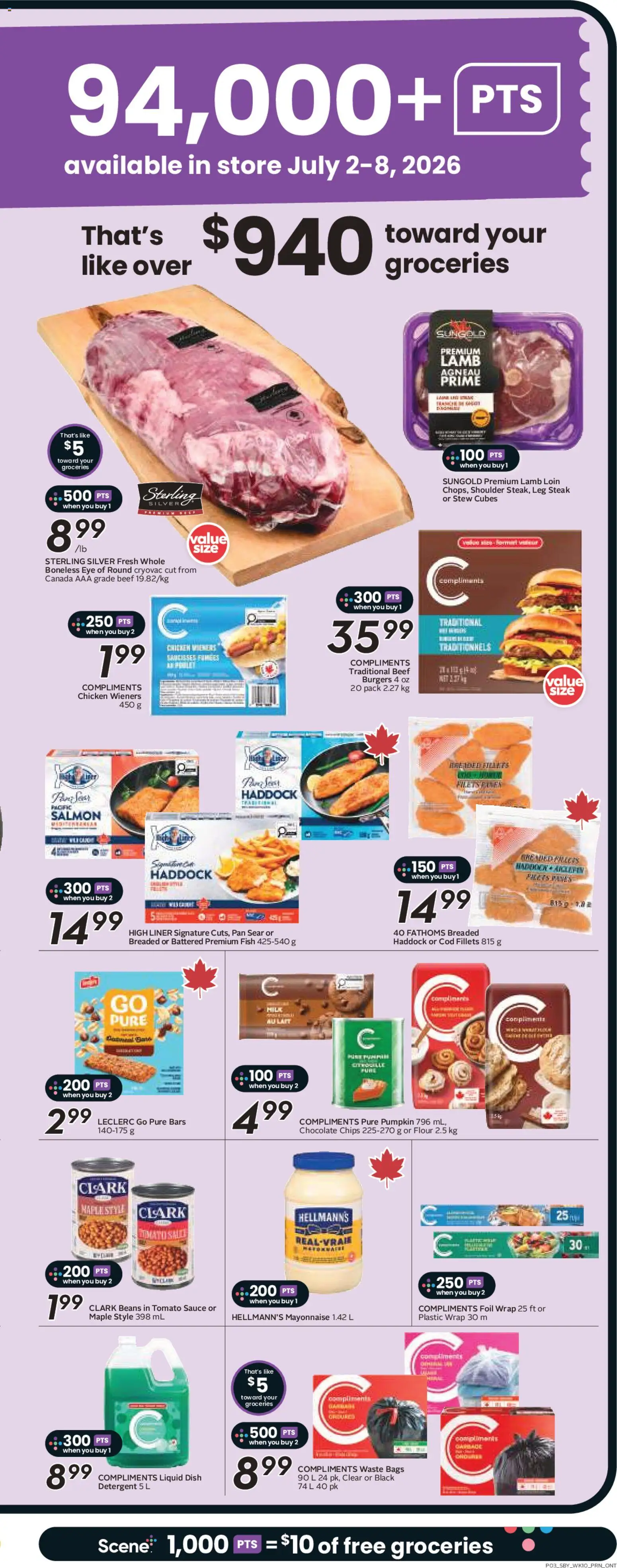 Sobeys flyer valid from Jul 2, 2026 | Page: 6