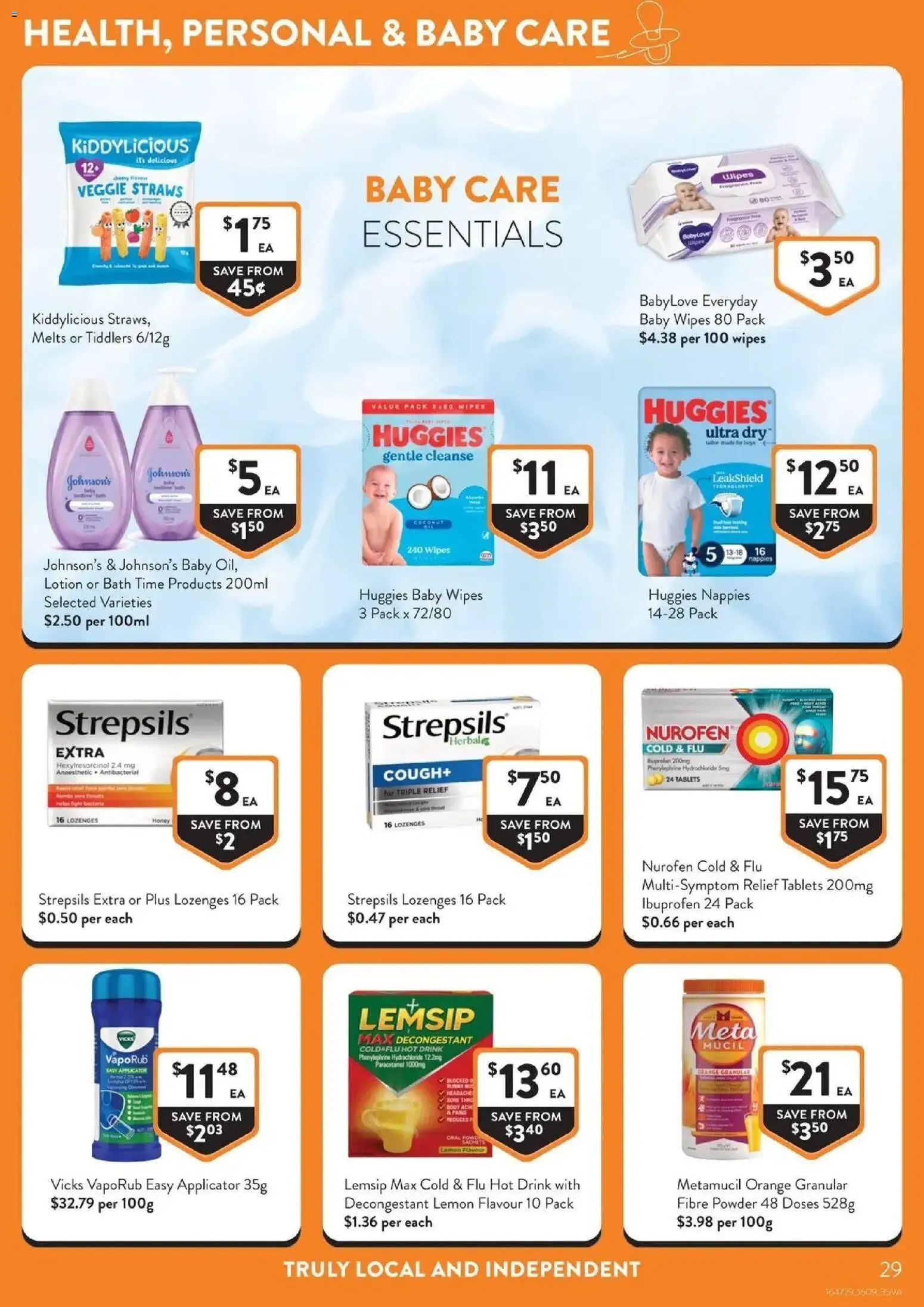 Foodworks catalogue - valid from 16/09/2026 | Page: 29 | Products: Bath, Lemon, Straws, Tablets