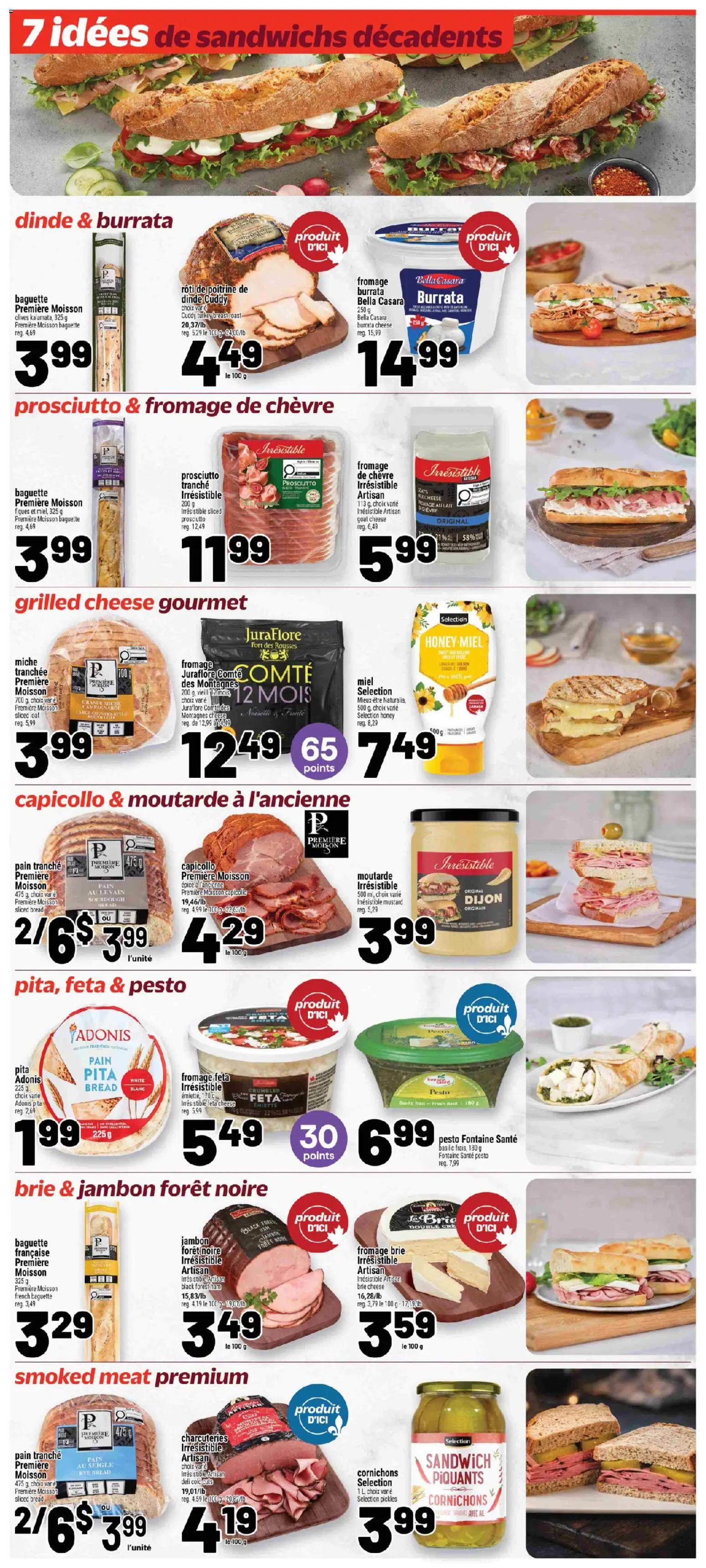 Metro flyer valid from Sep 24, 2026 | Page: 18 | Products: Grilled cheese, Burrata, Roast, Mustard