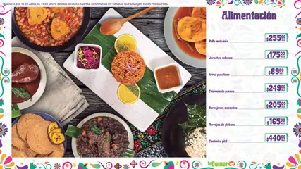 Vista previa de La Comer folleto, nuevo folleto de la tienda, válido en México a partir del 15.04.2026 | Página: 17 | Productos: Pollo, Plátano, Arroz
