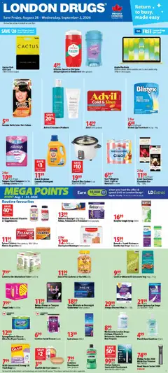Preview of London Drugs weekly flyer / circulaire from shop London Drugs valid from Aug 28, 2026