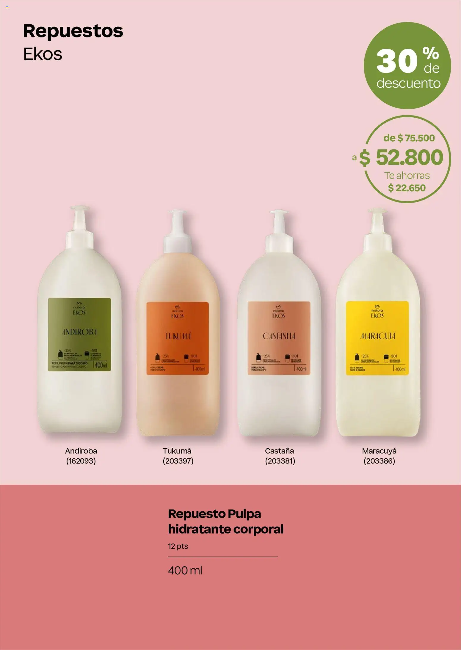 Natura revista - valida desde el 22/07/2026 | Página: 10 | Productos: Té, Maracuyá