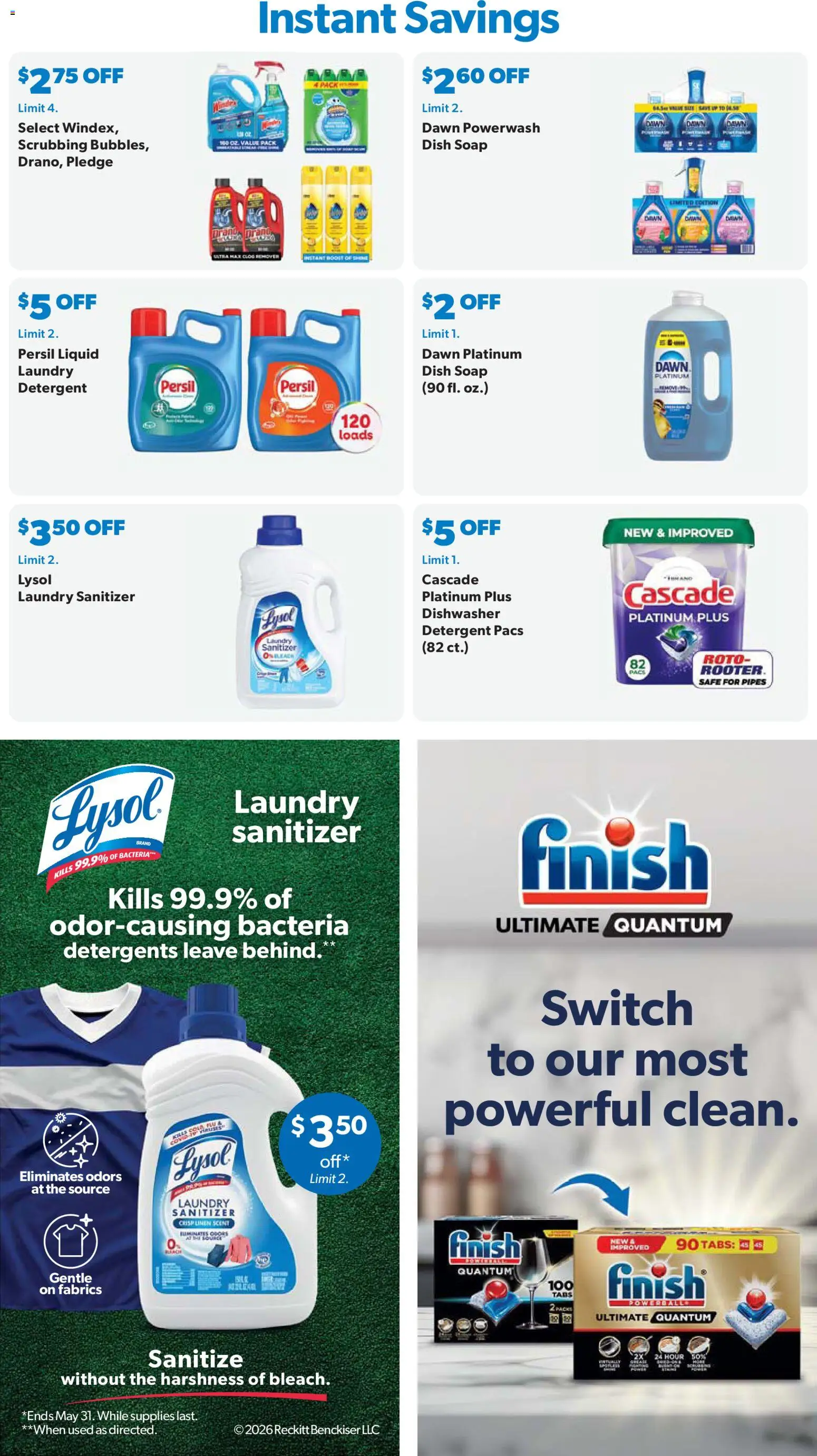 Sam's Club Weekly Ad - valid from 29.04.2026 | Page: 12 | Products: Safe, Detergent, Switch, Dishwasher