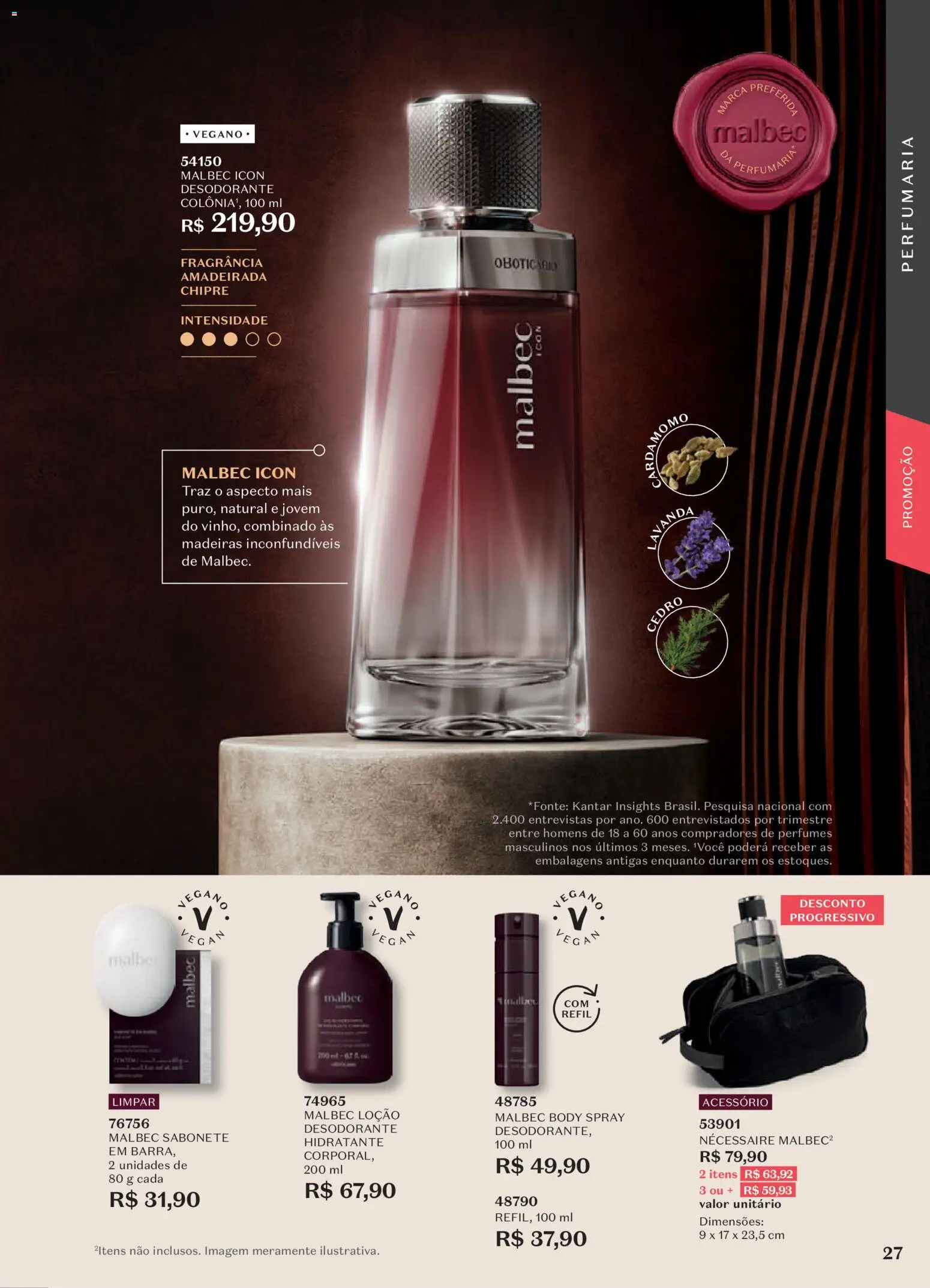 O Boticário Folheto - válido de 20/07/2026 | Página: 29 | Produtos: Fragrância, Madeiras, Necessaire, Body