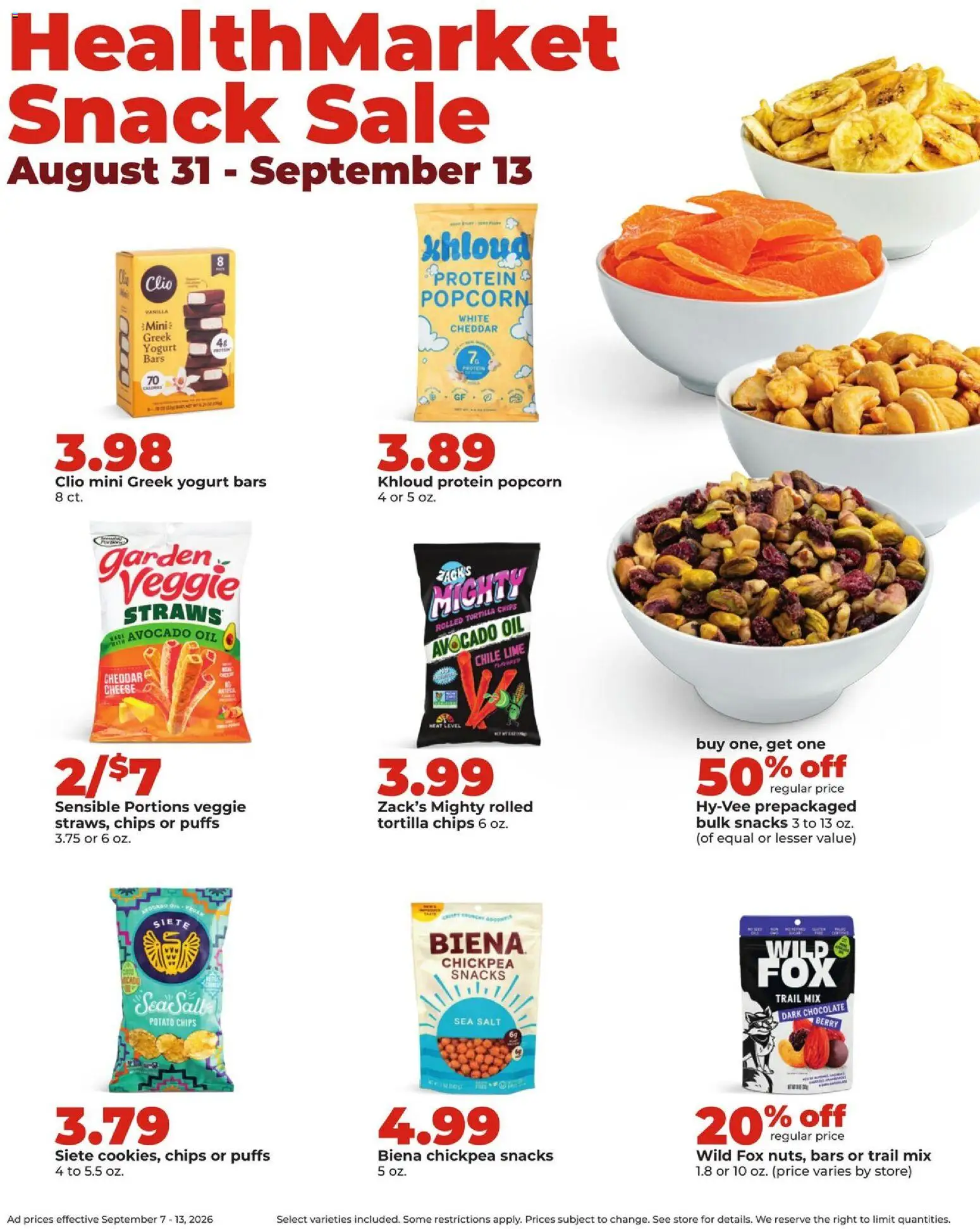 HyVee Weekly Ad - valid from 09/07/2026 | Page: 38 | Products: Popcorn, Cheese, Avocado, Avocado oil