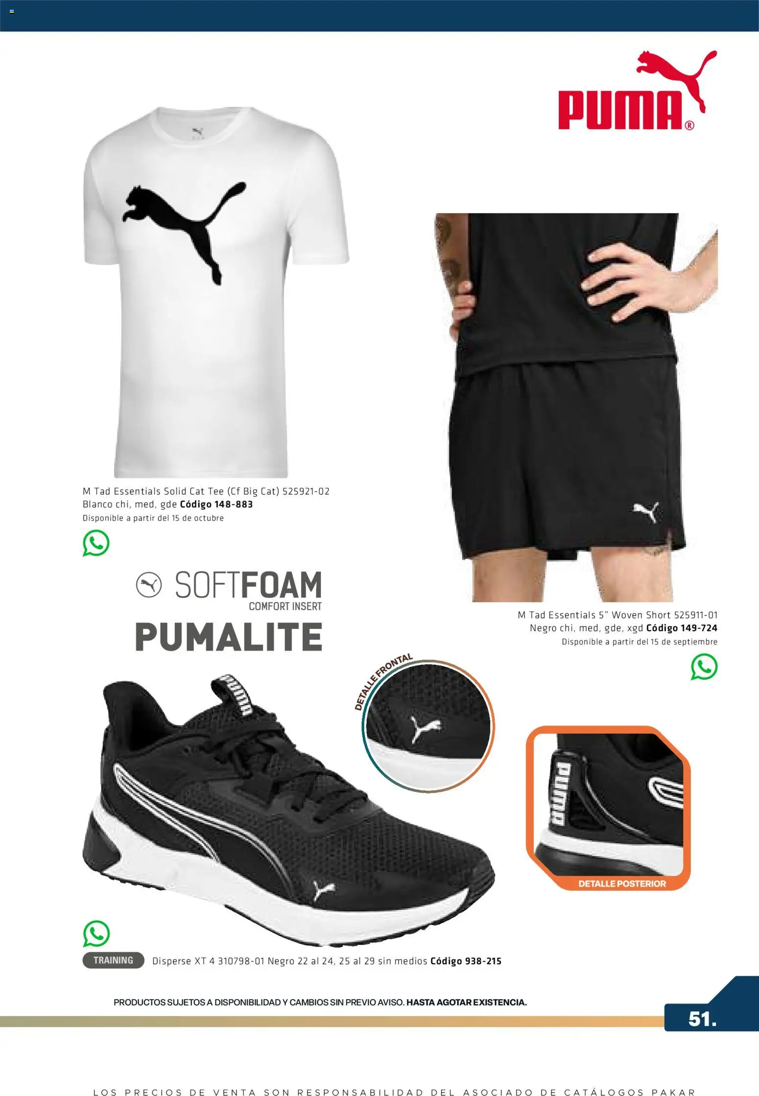 Nuevas ofertas de SC Pakar válidas en toda la República Mexicana desde el 28/08/2026. ¡Encuentra las mejores ofertas en SC Pakar catálogo Premium Men Tomo 2! | Página: 51 | Productos: Short