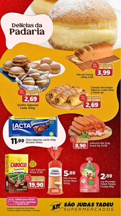 São Judas Tadeu ofertas da Padaria - Pré-Visualização do folheto da loja São Judas Tadeu, válido de 16/09/2026