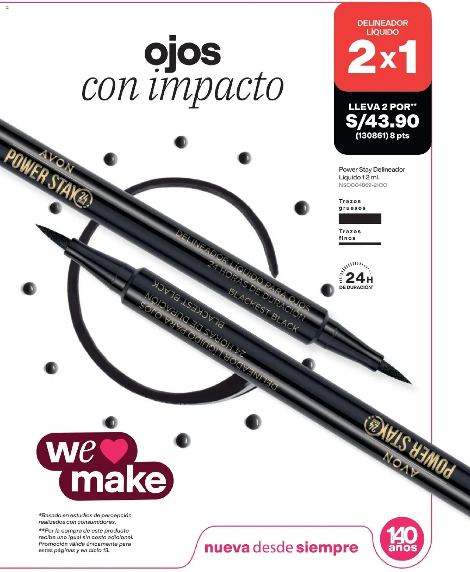 Catálogo Avon válido desde 11/08/2026 | Página: 20 | Productos: Delineador