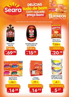 Supermercados Rondon ofertas Seara - Pré-Visualização do folheto da loja Supermercados Rondon, válido de 01/09/2026
