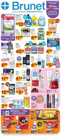 Preview of Brunet weekly flyer / circulaire from shop Brunet valid from Oct 22, 2026