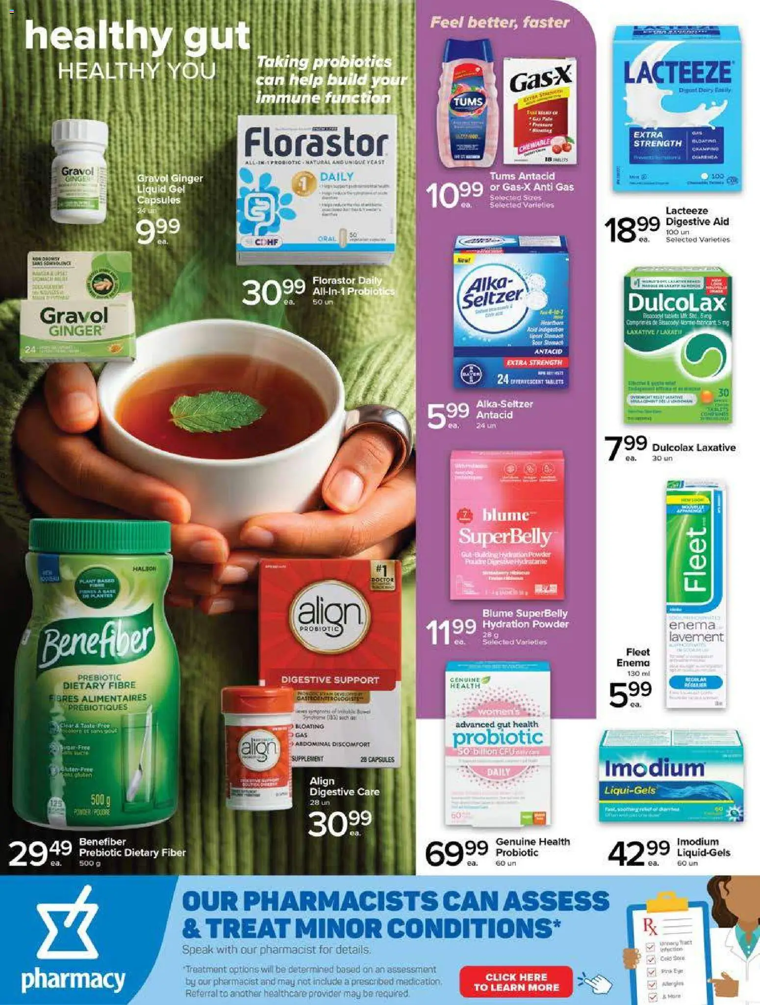 Metro flyer valid from Aug 27, 2026 | Page: 3 | Products: Ginger, Powder, Probiotics, Capsules