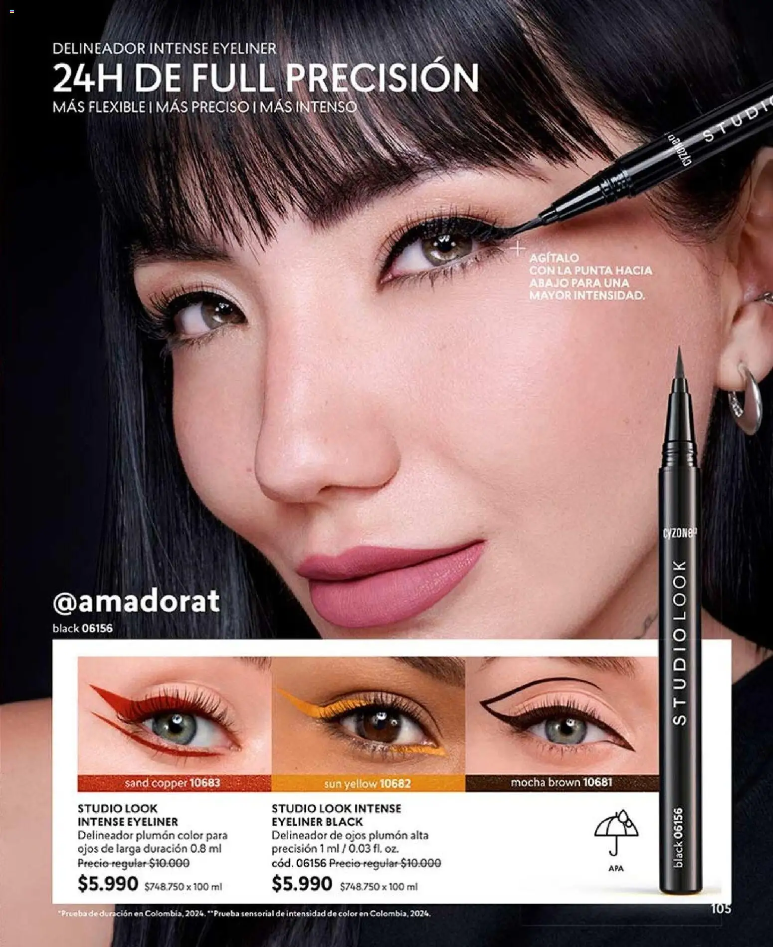 Catálogo CyZone Campaña 15 │ válido desde el 06.09.2026 | Página: 117 | Productos: Flexible, Delineador de ojos, Delineador, Plumón