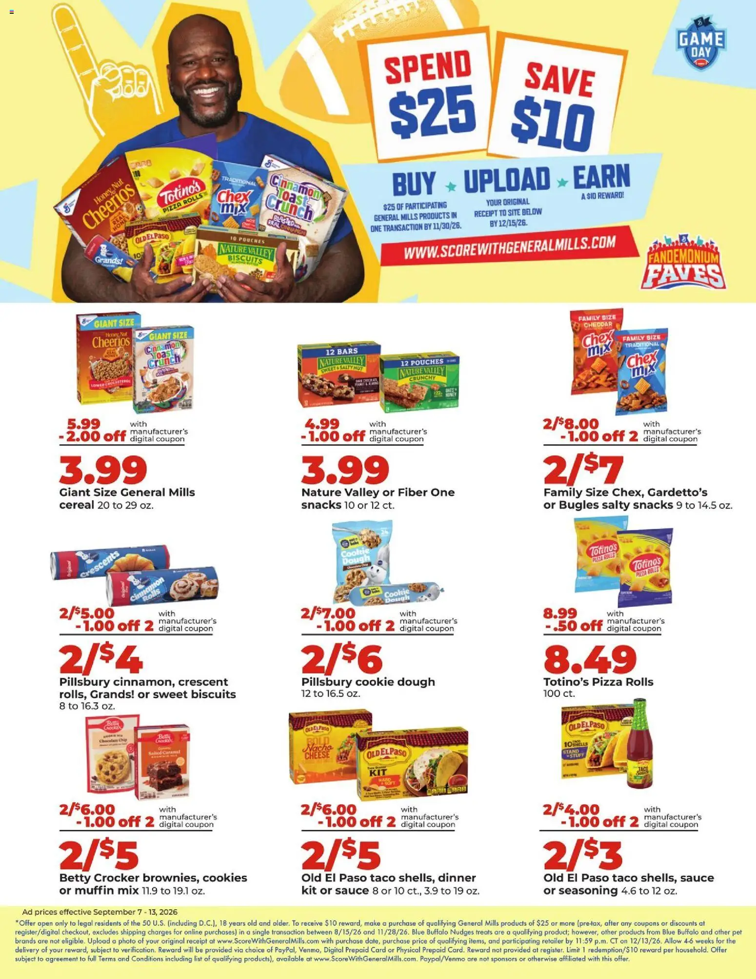HyVee Weekly Ad - valid from 09/07/2026 | Page: 24 | Products: Honey, Muffin, Snacks, Game