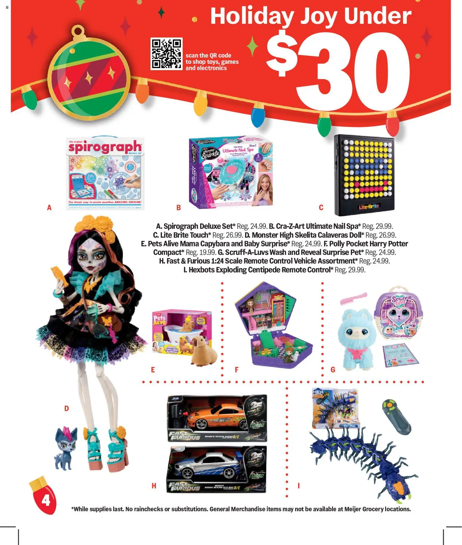 Meijer Holiday Gift Guide - valid from 10/07/2026 | Page: 4
