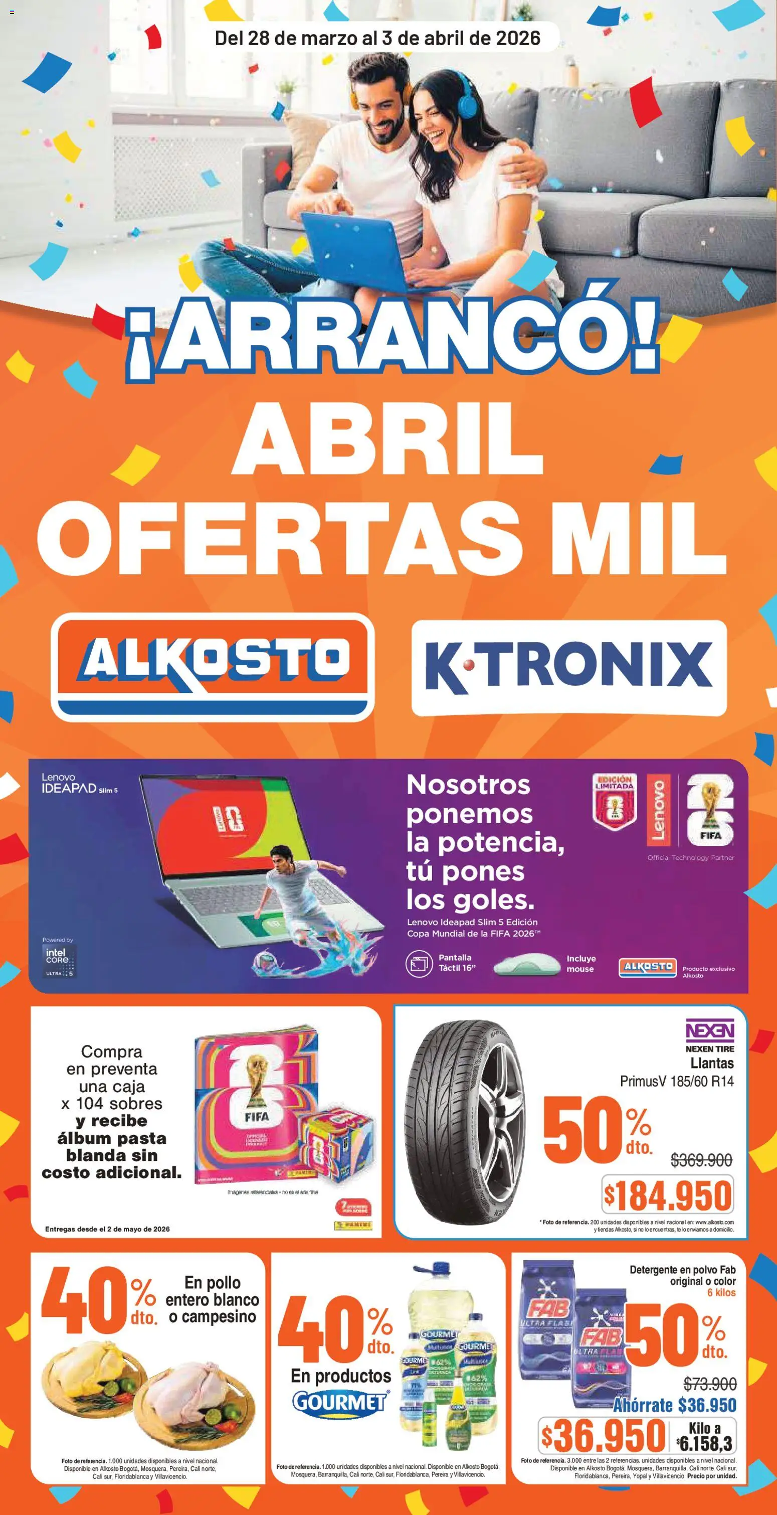 Ktronix revista - valida desde el 28.03.2026 | Página: 1 | Productos: Té, Caja, Mouse, Detergente