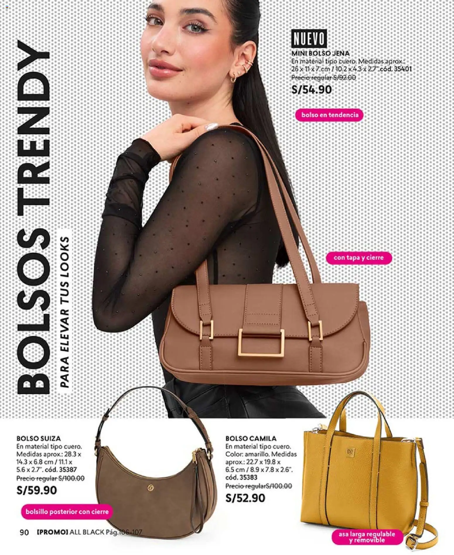 Catálogo CyZone válido desde 14/03/2026 | Página: 90 | Productos: Tapa, Bolso