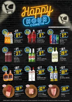Cometa Supermercados ofertas Happy Hour - Pré-Visualização do folheto da loja Cometa Supermercados, válido de 18/09/2026