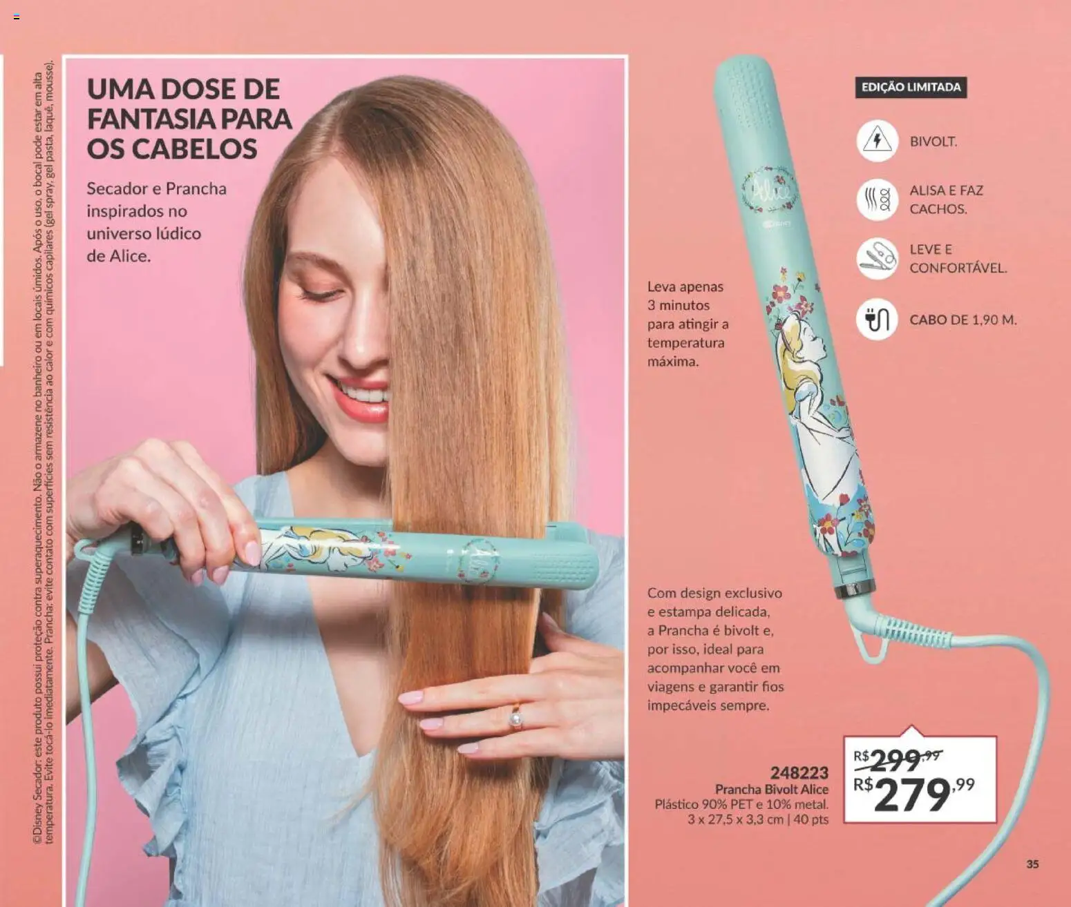 Avon Folheto - válido de 01/09/2026 | Página: 35 | Produtos: Secador, Prancha, Fantasia, Cabo