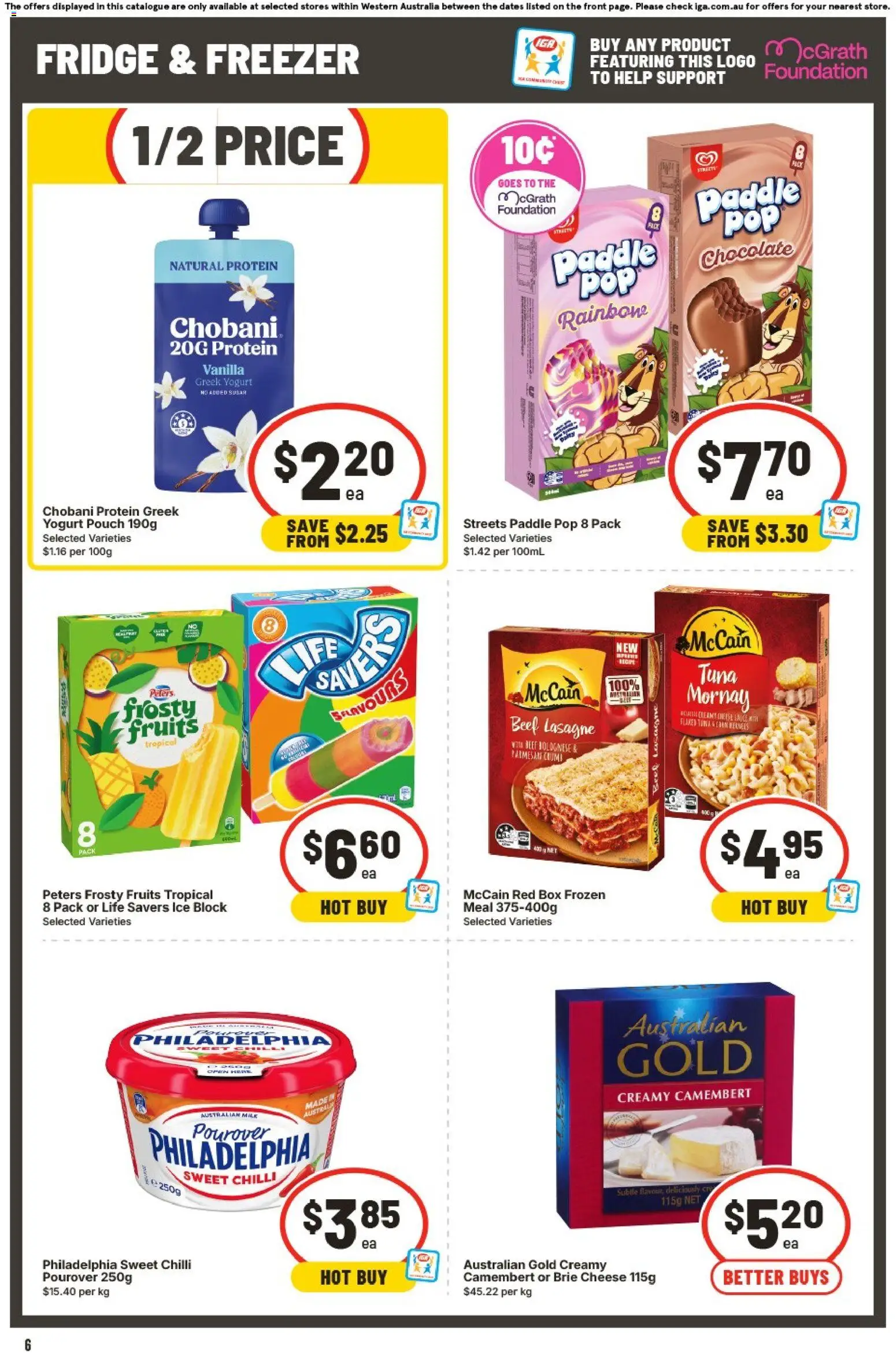 IGA catalogue - valid from 09/09/2026 | Page: 7 | Products: Box, Chocolate, Freezer, Vanilla