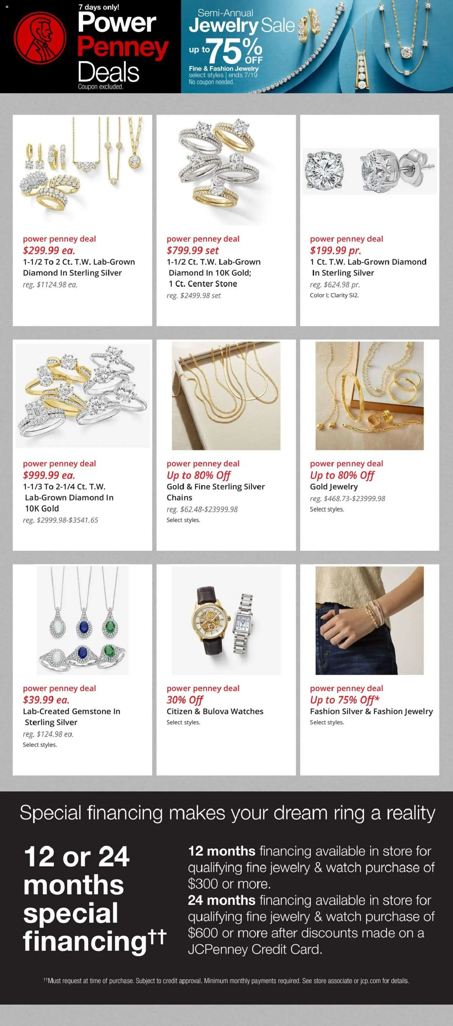 JCPenney Weekly Ad - valid from 07/13/2026 | Page: 6 | Products: Watches, Ring, Watch