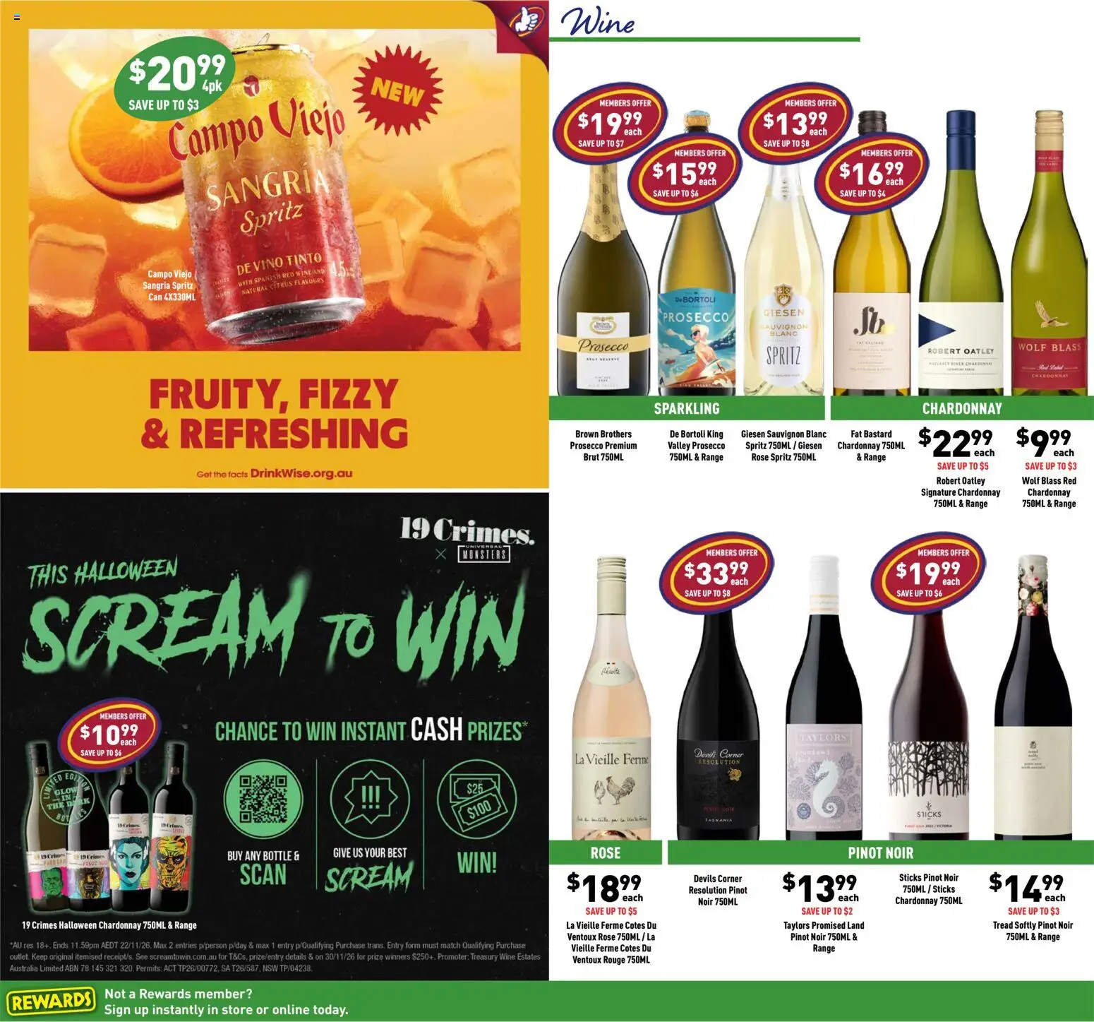 Liquor Legends catalogue - valid from 23/09/2026 | Page: 2 | Products: Wine, Prosecco, Peach, Red wine