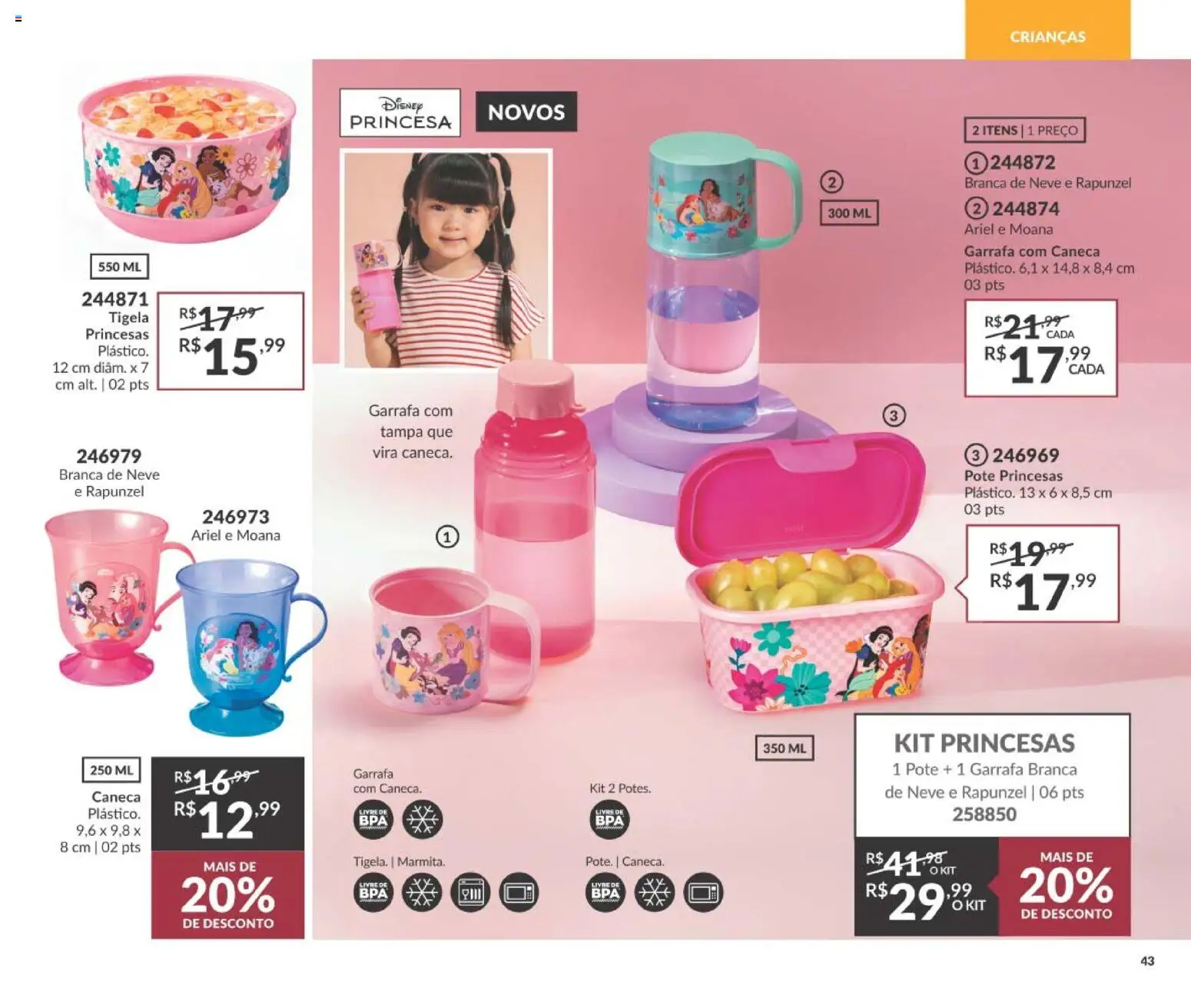 Avon Folheto - válido de 10/08/2026 | Página: 43 | Produtos: Ariel, Caneca, Tigela