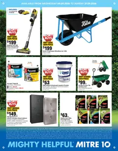 Preview of Mitre 10 catalogue - valid from 09/09/2026 | Page: 16 | Products: Cabinet, Door, Accessories, Laundry