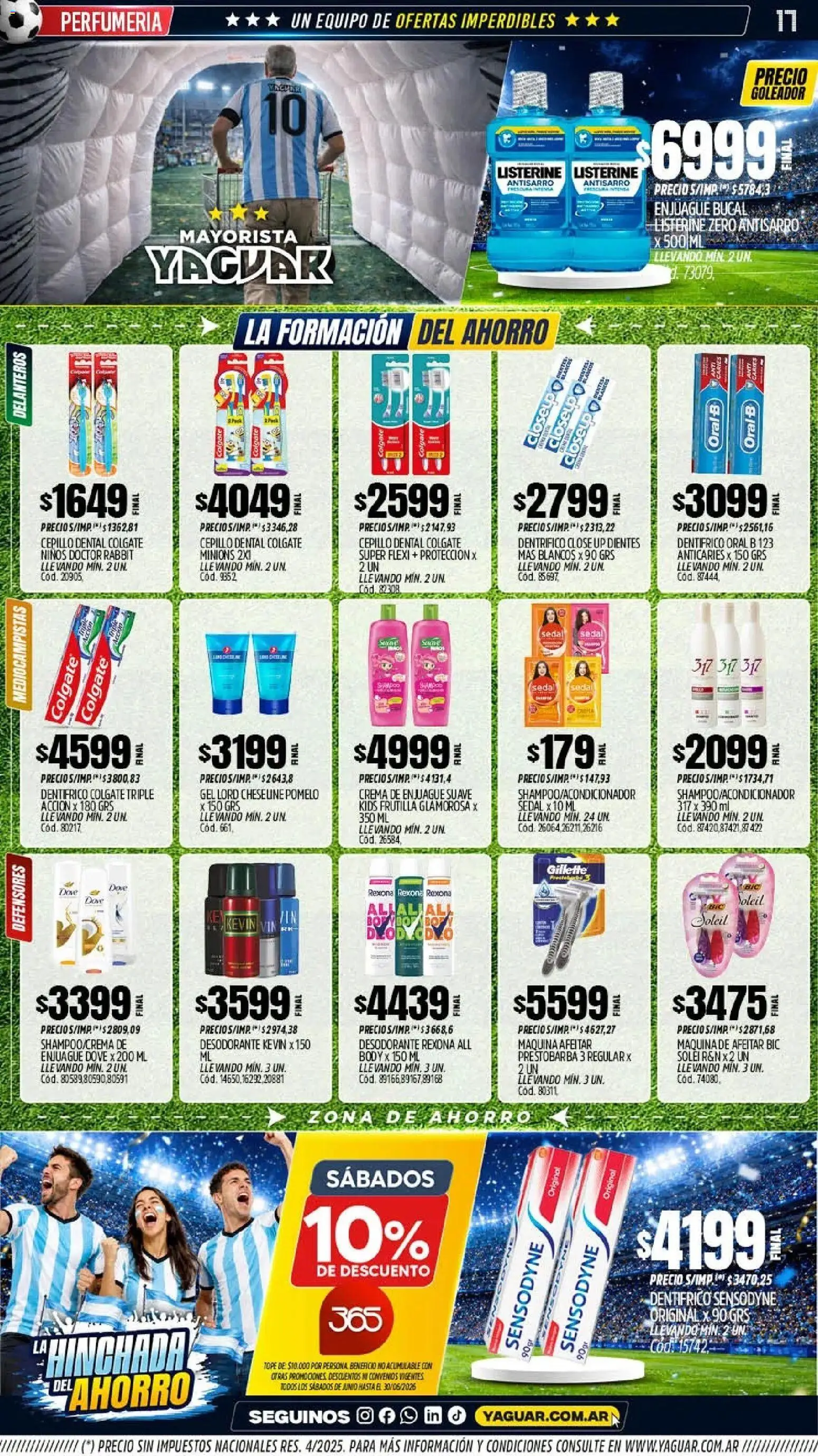 Yaguar - Oferta Semanal General Roca │ válido desde el 08.06.2026 | Página: 18 | Productos: Body, Frutilla, Cepillo, Enjuague bucal