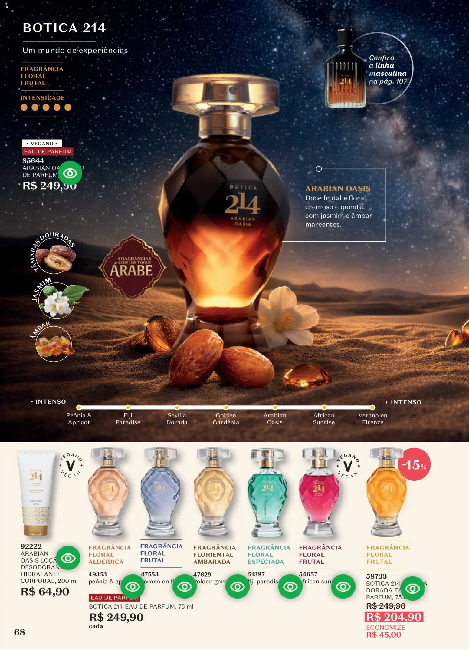 O Boticário Folheto - válido de 10/08/2026 | Página: 72 | Produtos: Fragrância, Doce