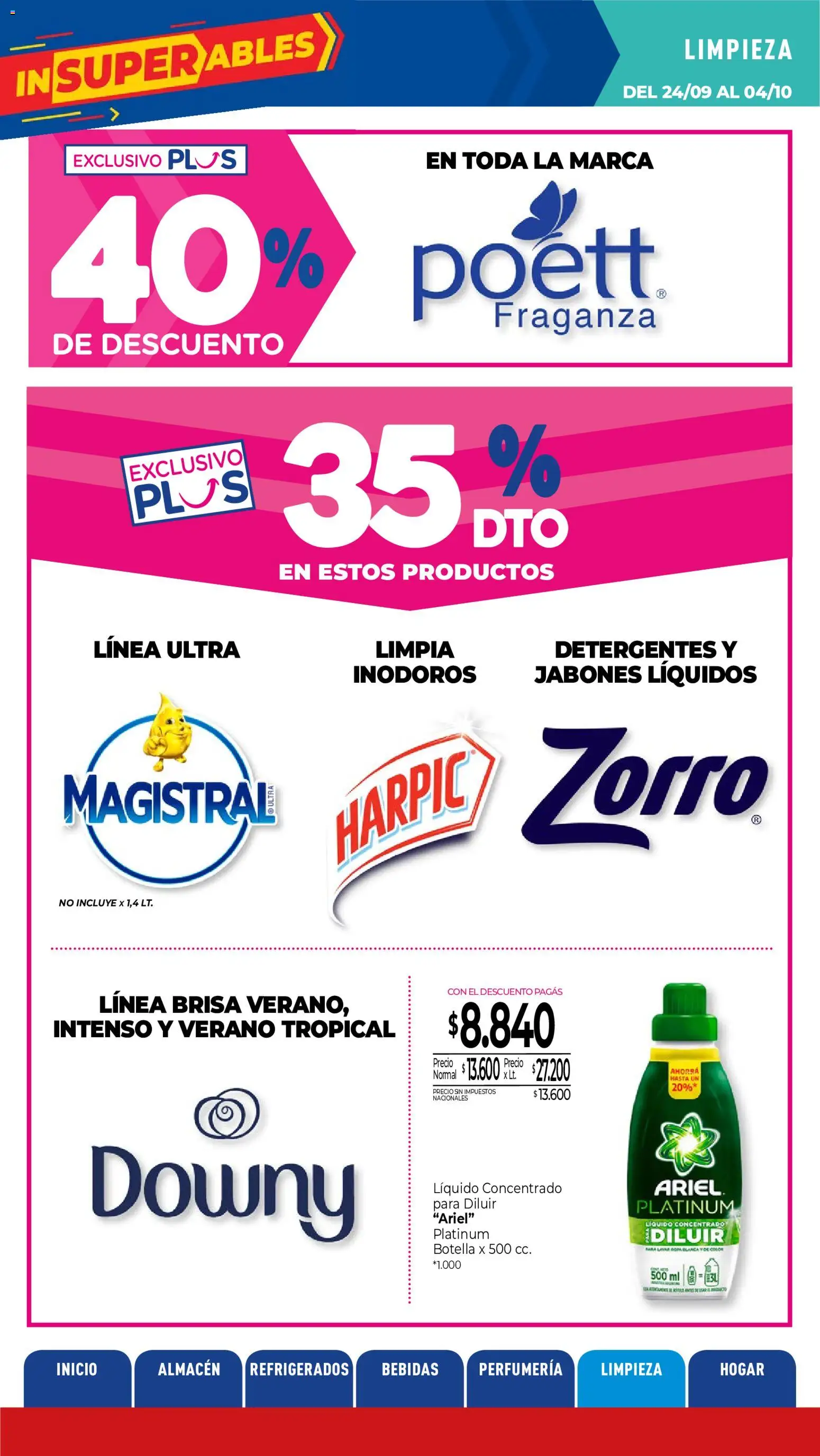 La Anonima catálogo │ válido desde el 24/09/2026 | Página: 28 | Productos: Botella, Bebidas
