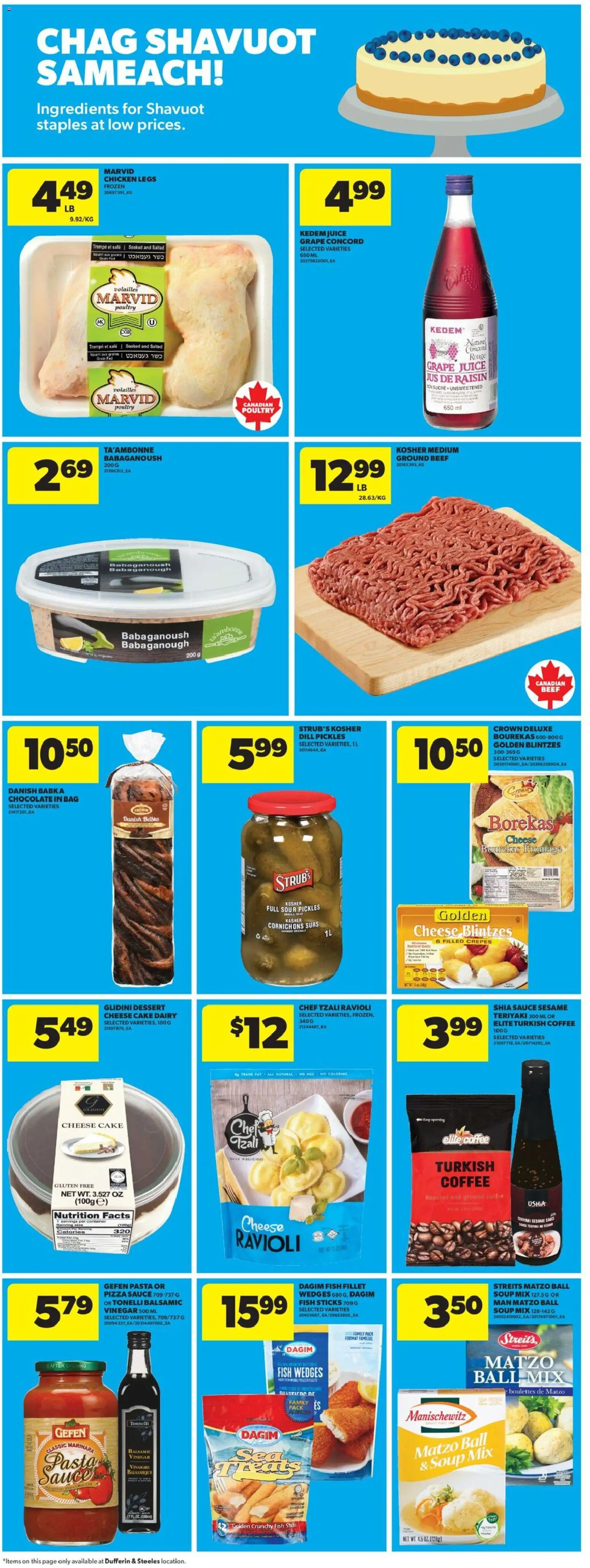 Real Canadian Superstore flyer valid from 07.05.2026 | Page: 36 | Products: Bag, Coffee, Juice, Chicken