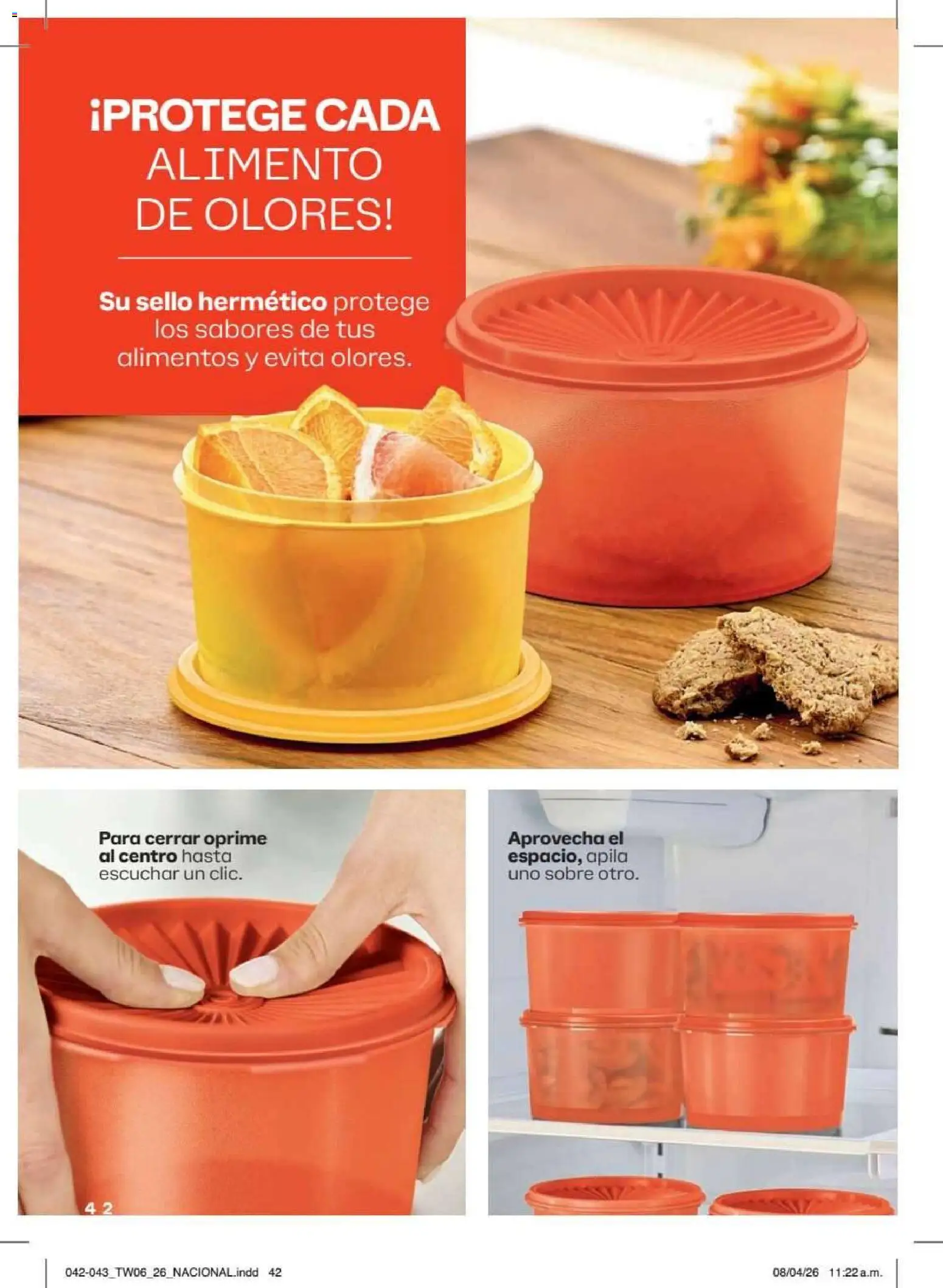 Nuevas ofertas de Tupperware válidas en toda la República Mexicana desde el 18/05/2026. ¡Encuentra las mejores ofertas en Tupperware catálogo! | Página: 42 | Productos: Sobre