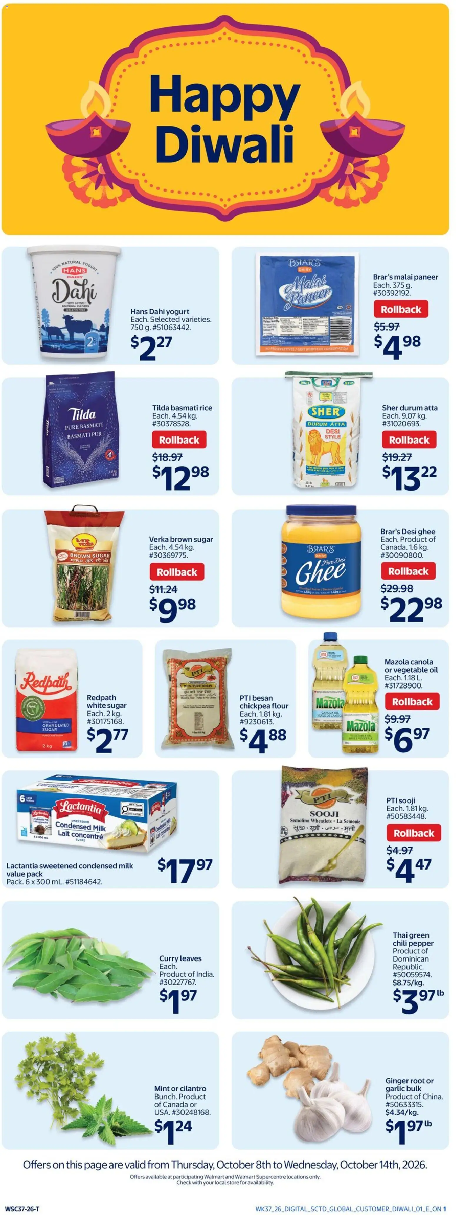 Walmart flyer valid from Oct 8, 2026 | Page: 6