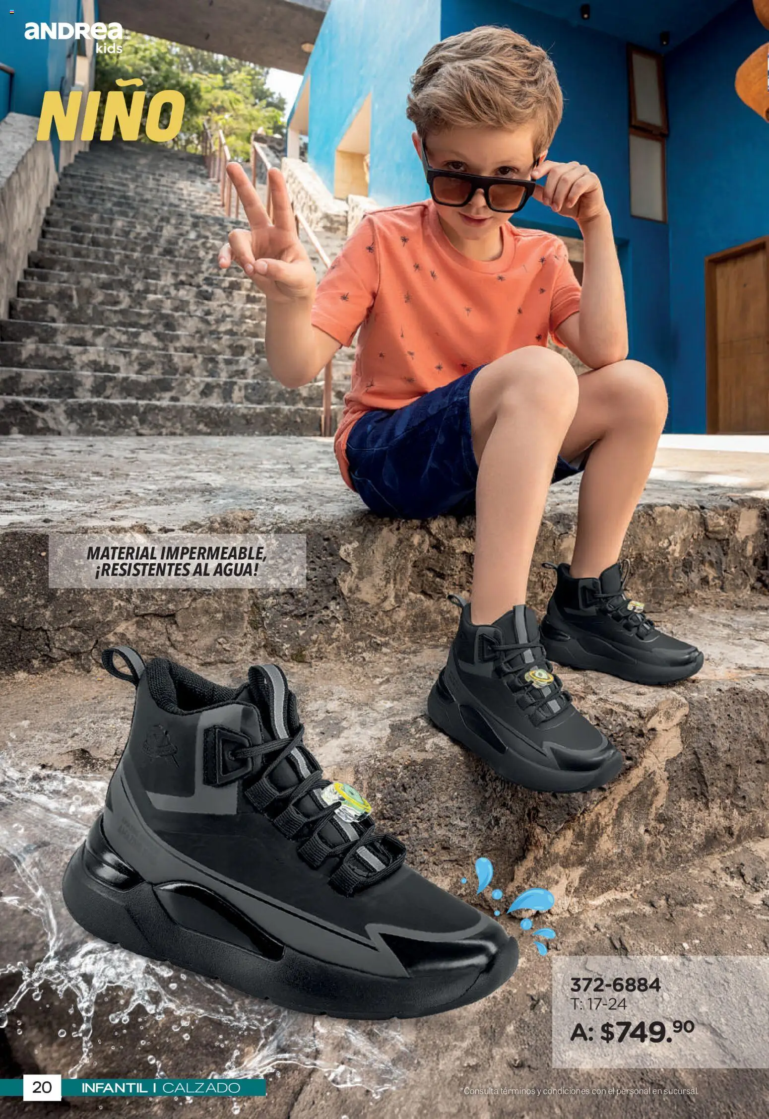 Nuevas ofertas de Andrea válidas en toda la República Mexicana desde el 26/04/2026. ¡Encuentra las mejores ofertas en Andrea catálogo Botas de Lluvia! | Página: 20 | Productos: Agua