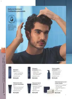 Catálogo Natura - Ciclo 10/2026 - Pré-Visualização do folheto da loja Natura, válido de 22/06/2026 | Página: 36 | Produtos: Shampoo, Tônico, Caixa, Sabonete